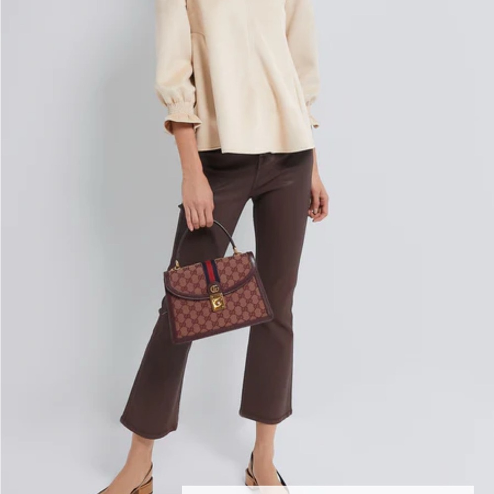 Tuckernuck Easton Bone Suede Ruffled Blouse